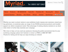 Tablet Screenshot of myriad-uk.net